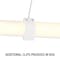 Access Lighting Ravello, Dual Voltage LED Pendant, Matte White Finish, Acrylic Lens Acrylic 50948LEDD-MWH/ACR - alternate 3